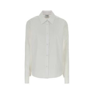 Courreges Women White Poplin Shirt
